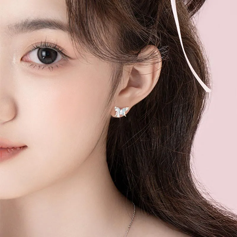 CARAT'S DIARY S925 Silver Stud Earrings Women's-1