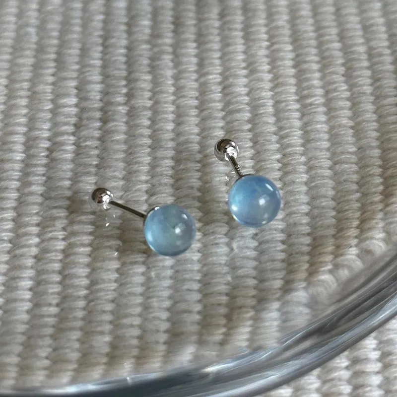 CARAT'S DIARY Colored Glaze Stud Earrings Women's-7