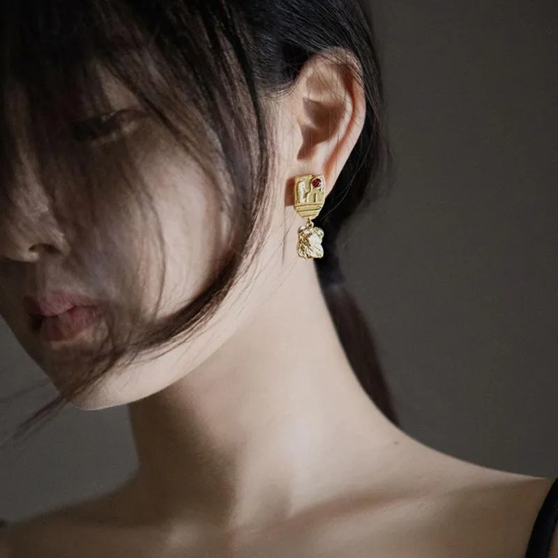 CARAT'S DIARY Colored Glaze Earrings Women's-7