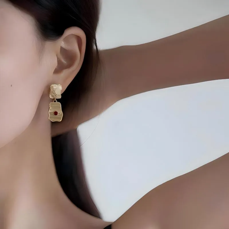 CARAT'S DIARY Colored Glaze Earrings Women's-5