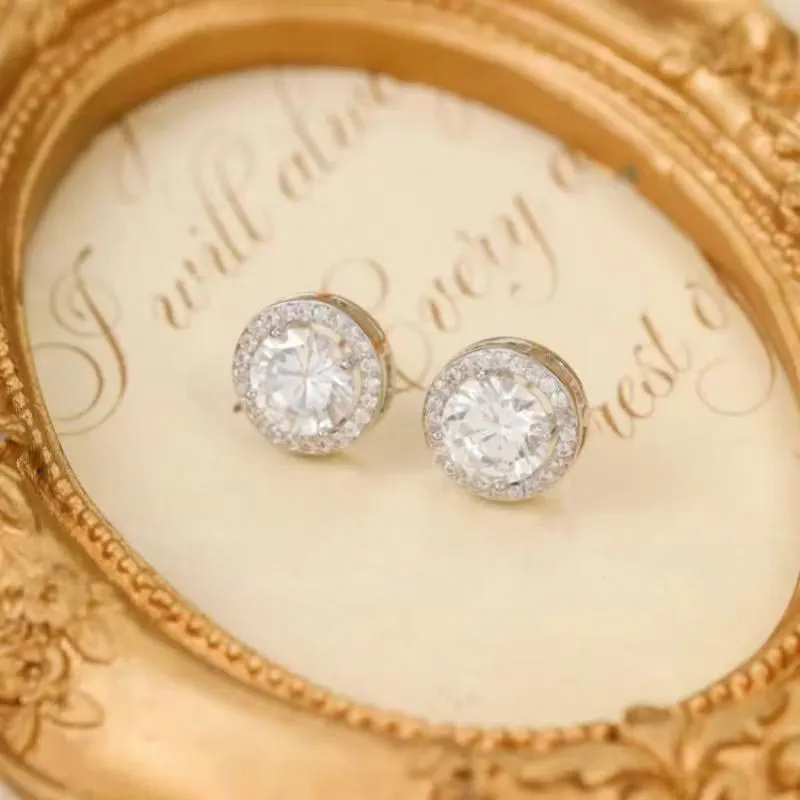 CARAT'S DIARY S925 Silver Stud Earrings Unisex-6