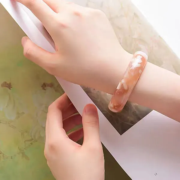 CARAT'S DIARY Agate Jade Bangles Women's-4