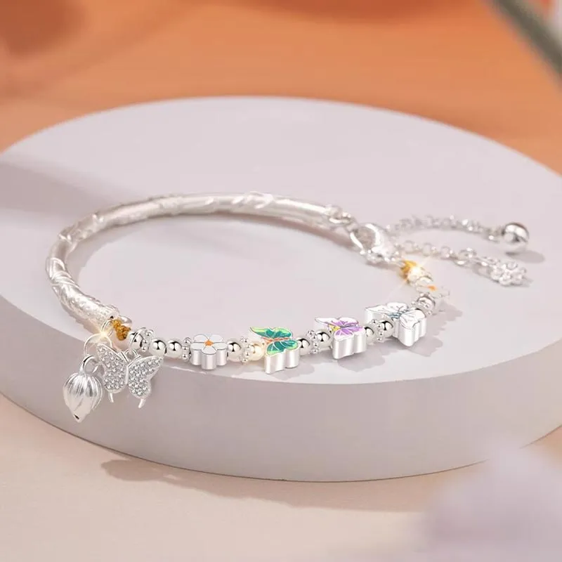 CARAT'S DIARY S999 Fine Silver Bracelets Women's-5