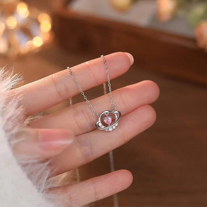 CARAT'S DIARY S925 Silver Necklaces Women's-4