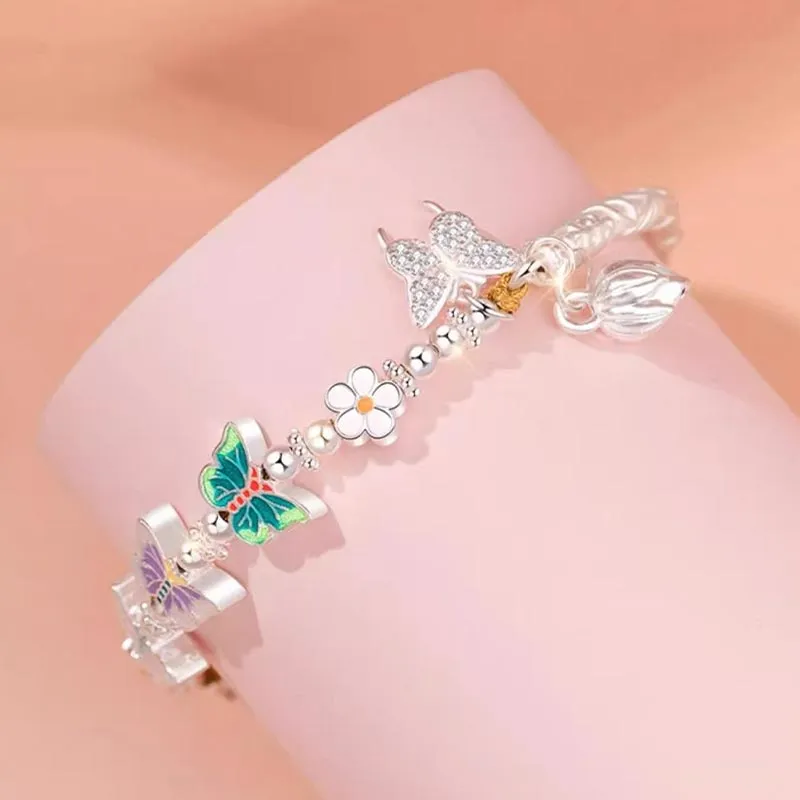 CARAT'S DIARY S999 Fine Silver Bracelets Women's-3