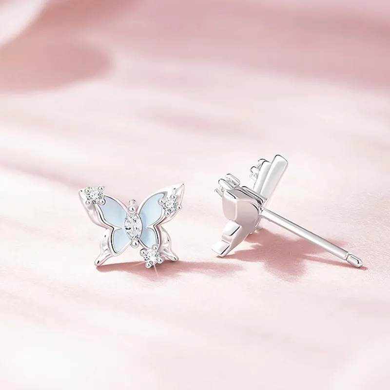 CARAT'S DIARY S925 Silver Stud Earrings Women's-14