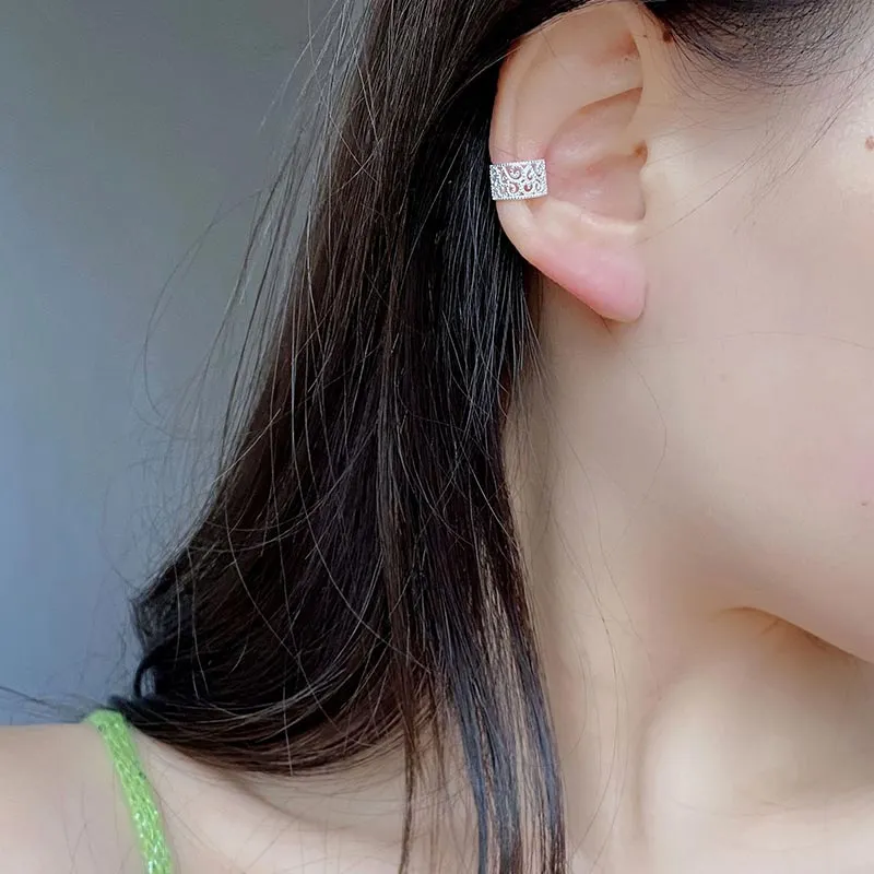 CARAT'S DIARY S925 Silver Clip On Earrings Women's-4