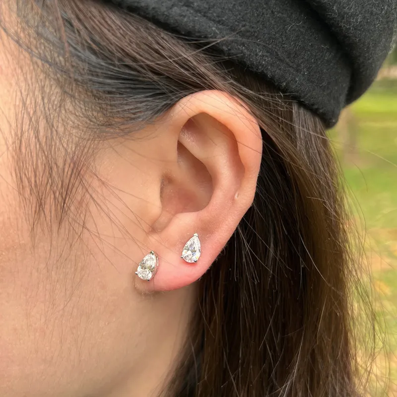 CARAT'S DIARY S925 Silver Stud Earrings Unisex-6