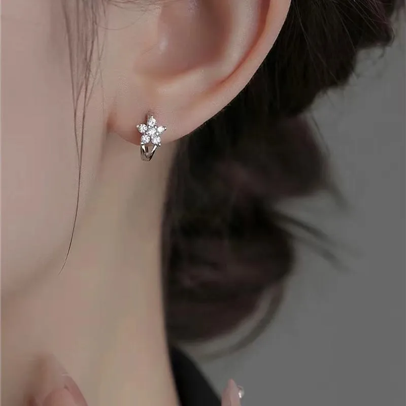 CARAT'S DIARY S999 Fine Silver Earrings Women's-2