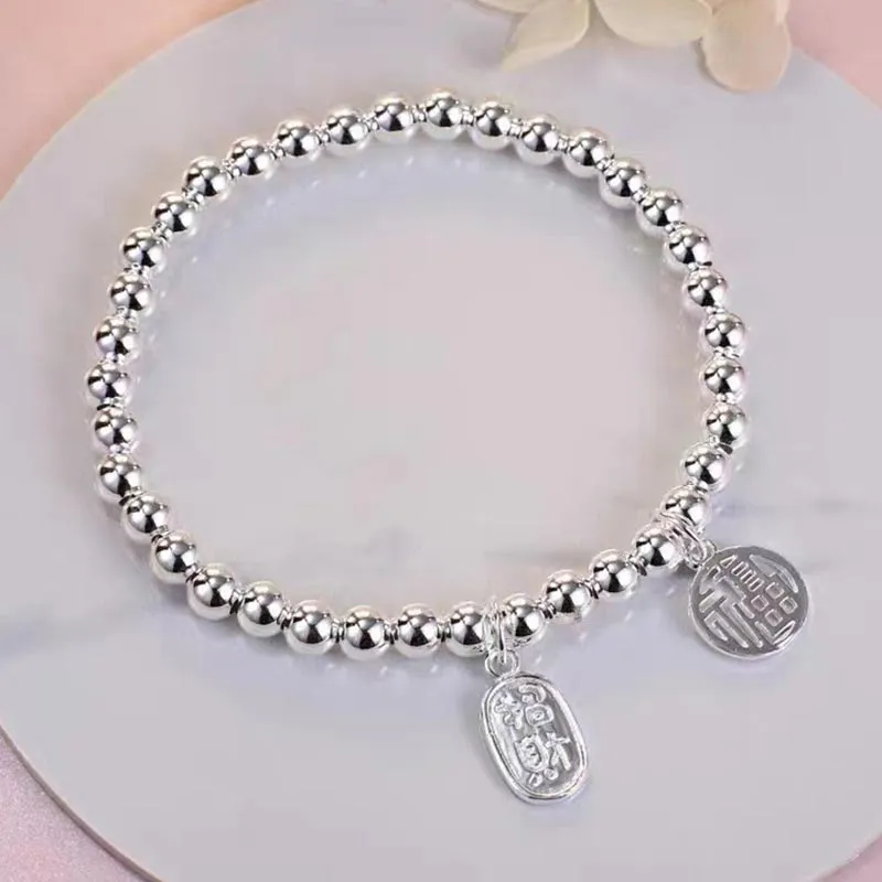 CARAT'S DIARY S999 Fine Silver Bracelets Women's-6