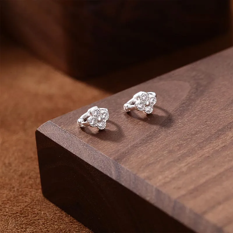 CARAT'S DIARY S999 Fine Silver Earrings Women's-6