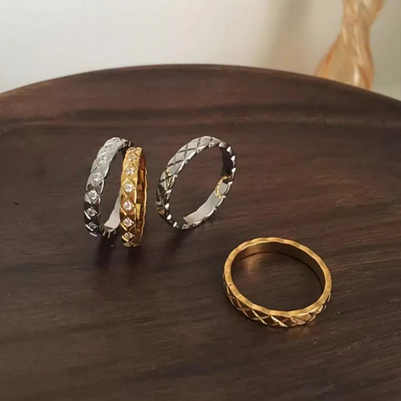CARAT'S DIARY Alloy Rings Women's-11