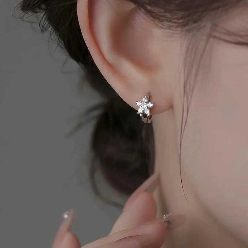 CARAT'S DIARY S999 Fine Silver Earrings Women's-3