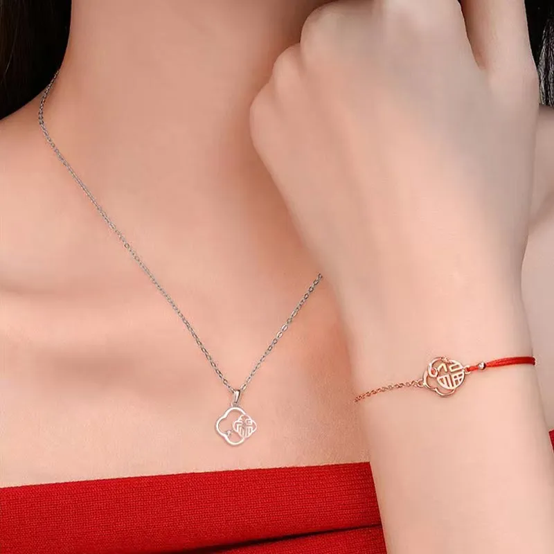 CARAT'S DIARY S925 Silver Necklaces Women's-3