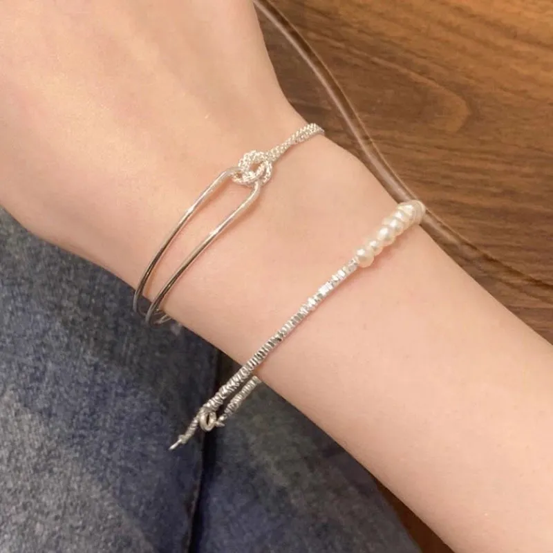 CARAT'S DIARY S925 Silver Bracelets Unisex-6