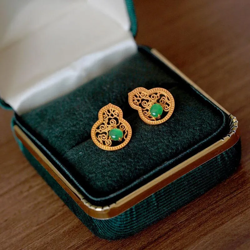 CARAT'S DIARY Colored Glaze Stud Earrings Women's-6