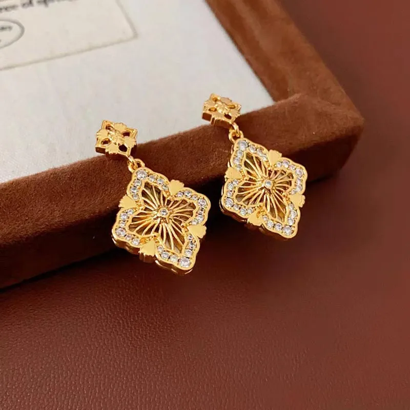CARAT'S DIARY S925 Sterling Silver Needle Earrings Women's-13