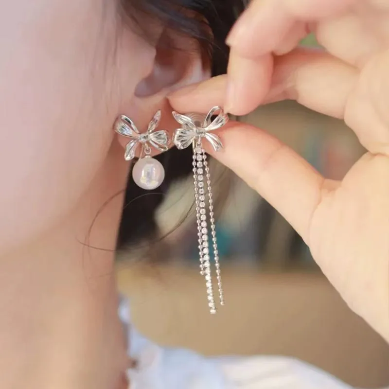CARAT'S DIARY Faux Pearl Earrings Women's-2
