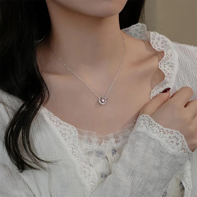 CARAT'S DIARY S925 Silver Necklaces Women's-2