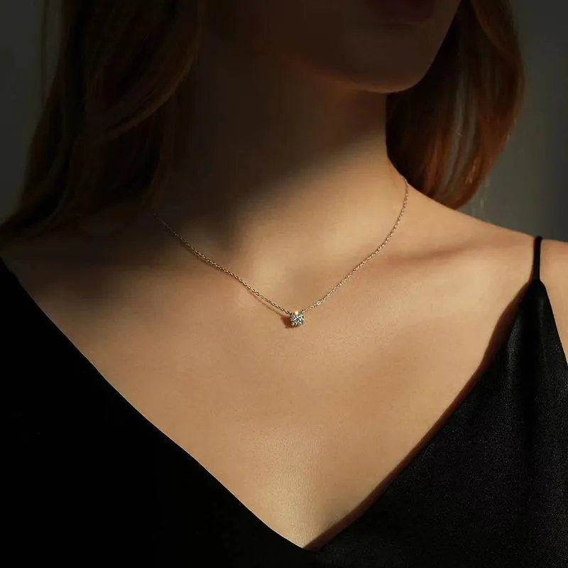 CARAT'S DIARY S925 Silver Necklaces Women's-2