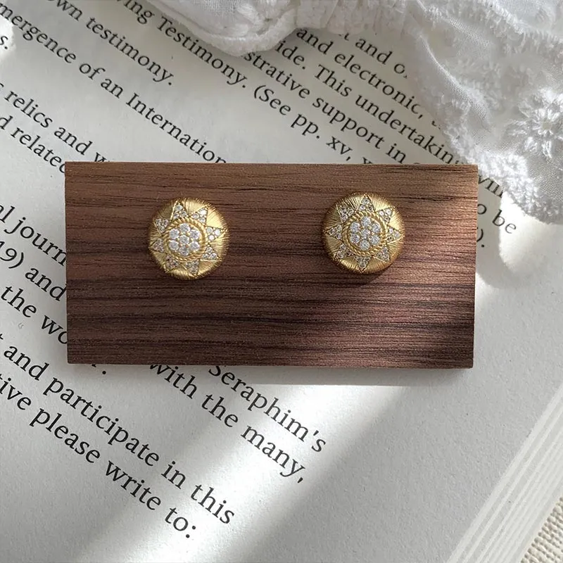 CARAT'S DIARY S925 Silver Stud Earrings Women's-6