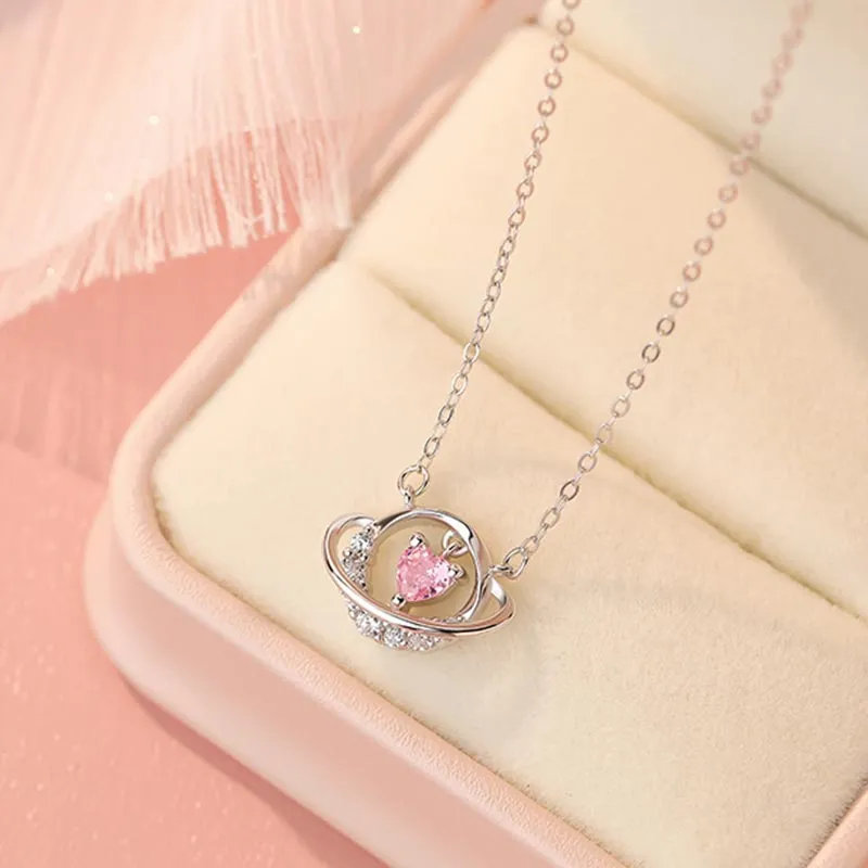 CARAT'S DIARY S925 Silver Necklaces Women's-6