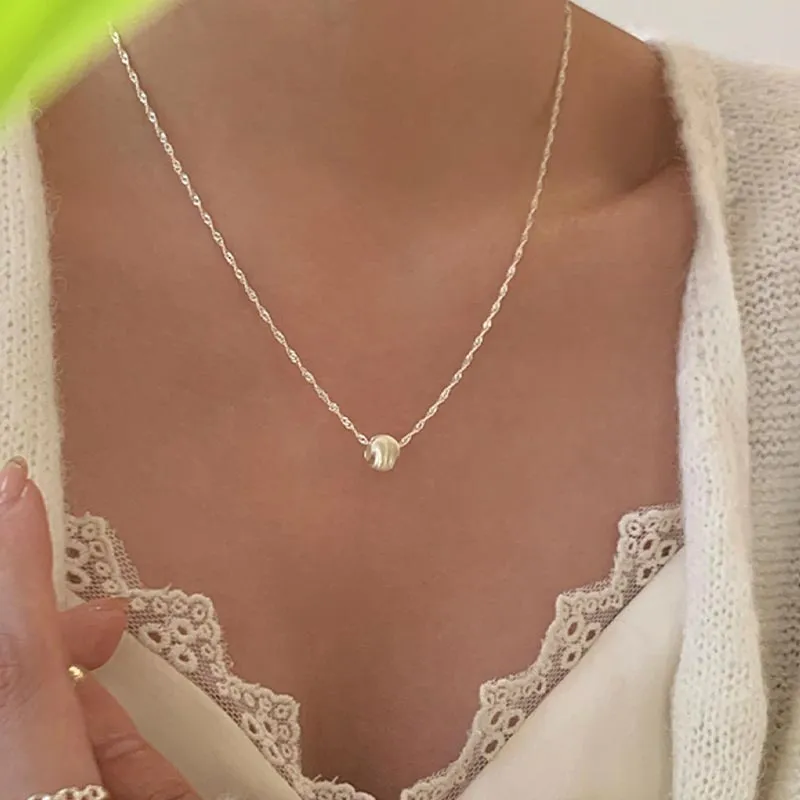 CARAT'S DIARY S925 Silver Necklaces Women's-3