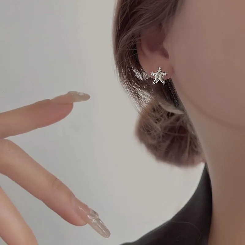 CARAT'S DIARY Alloy Stud Earrings Women's-3
