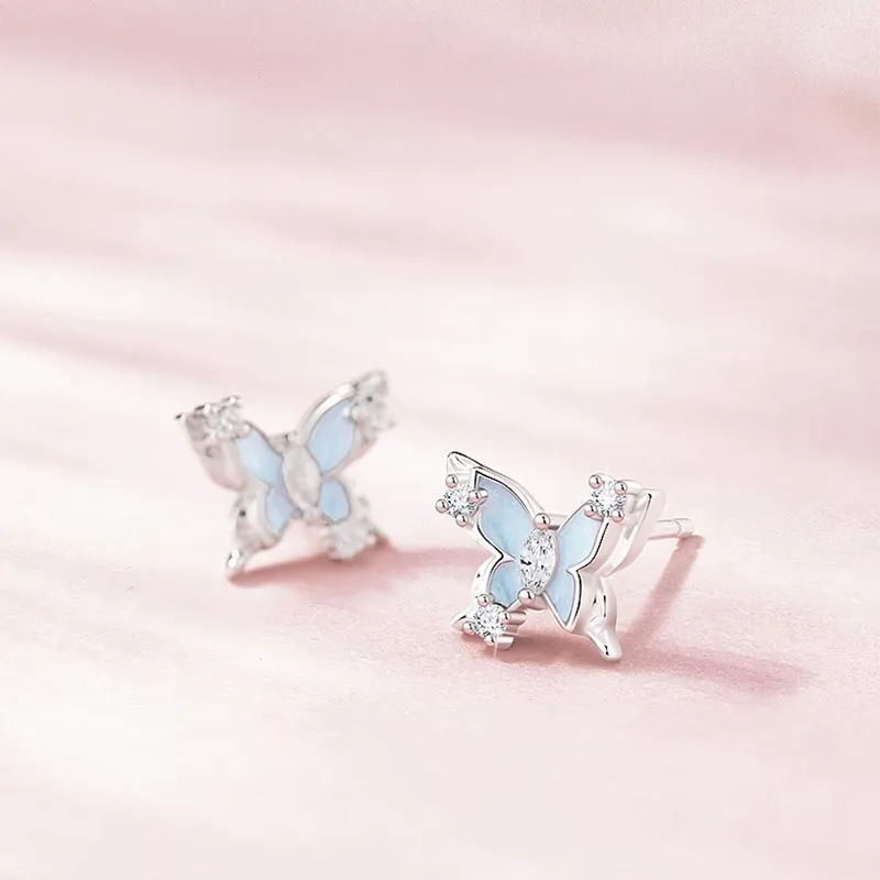 CARAT'S DIARY S925 Silver Stud Earrings Women's-4