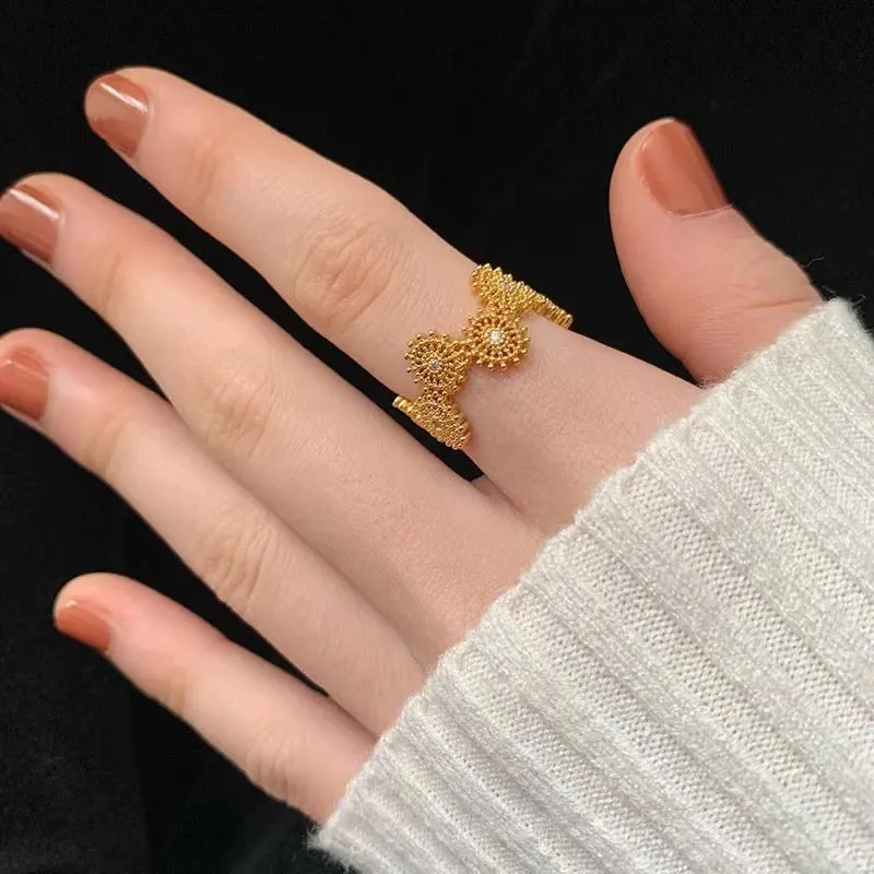 CARAT'S DIARY Alloy Rings Women's-2