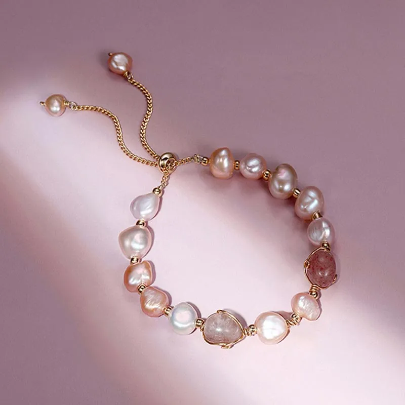 CARAT'S DIARY Freshwater Pearl Bracelets Women's-5