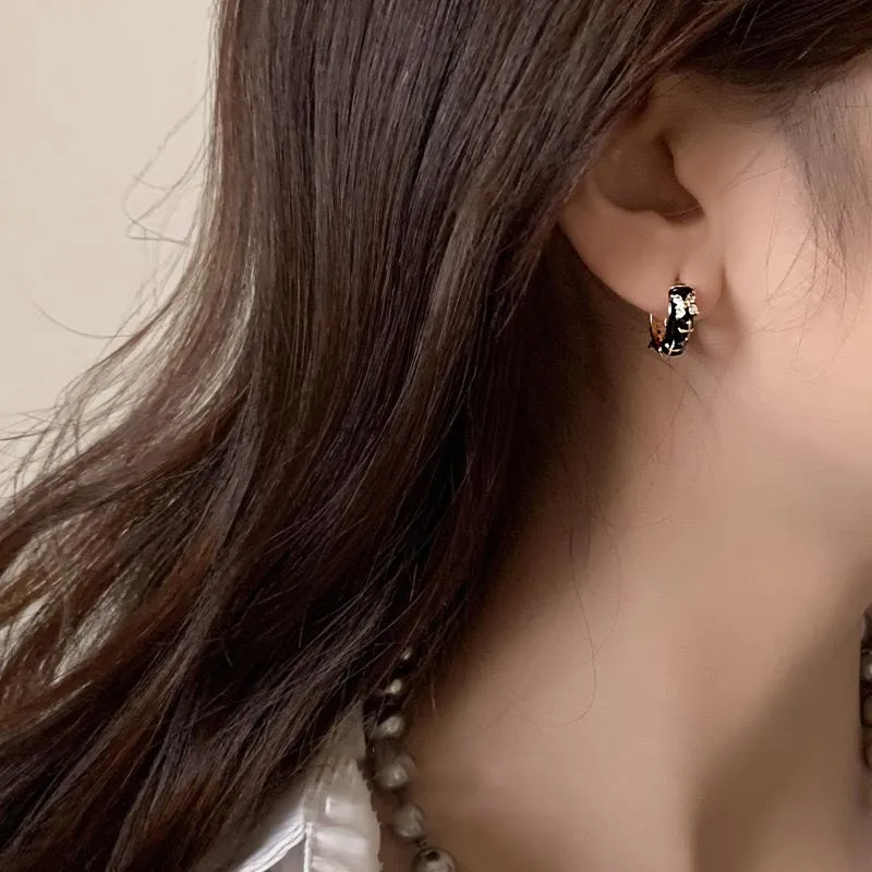 CARAT'S DIARY S925 Silver Stud Earrings Women's-1