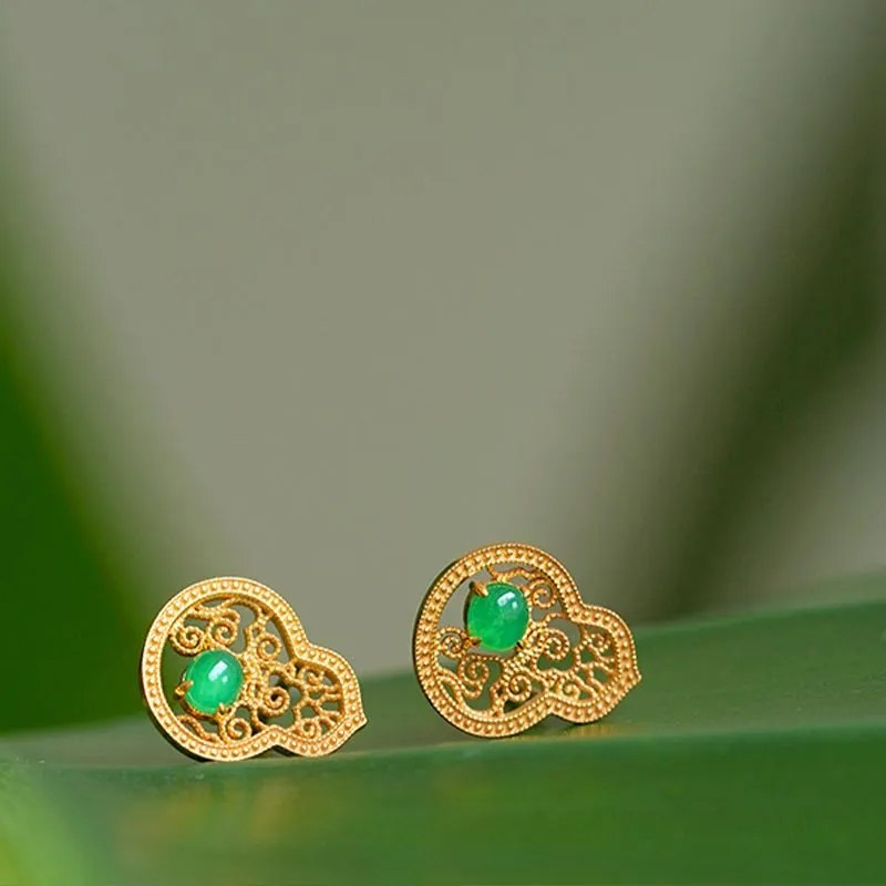 CARAT'S DIARY Colored Glaze Stud Earrings Women's-5