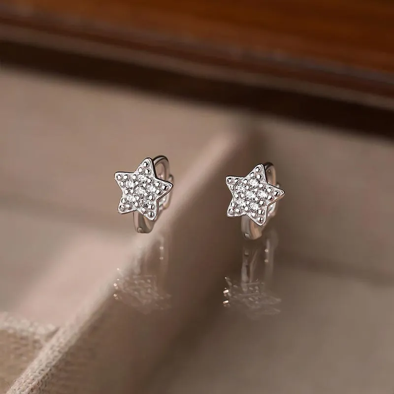 CARAT'S DIARY S925 Silver Stud Earrings Women's-3