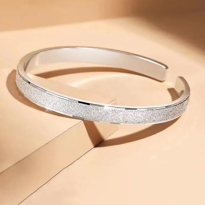 CARAT'S DIARY S999 Fine Silver Bangles Unisex-4