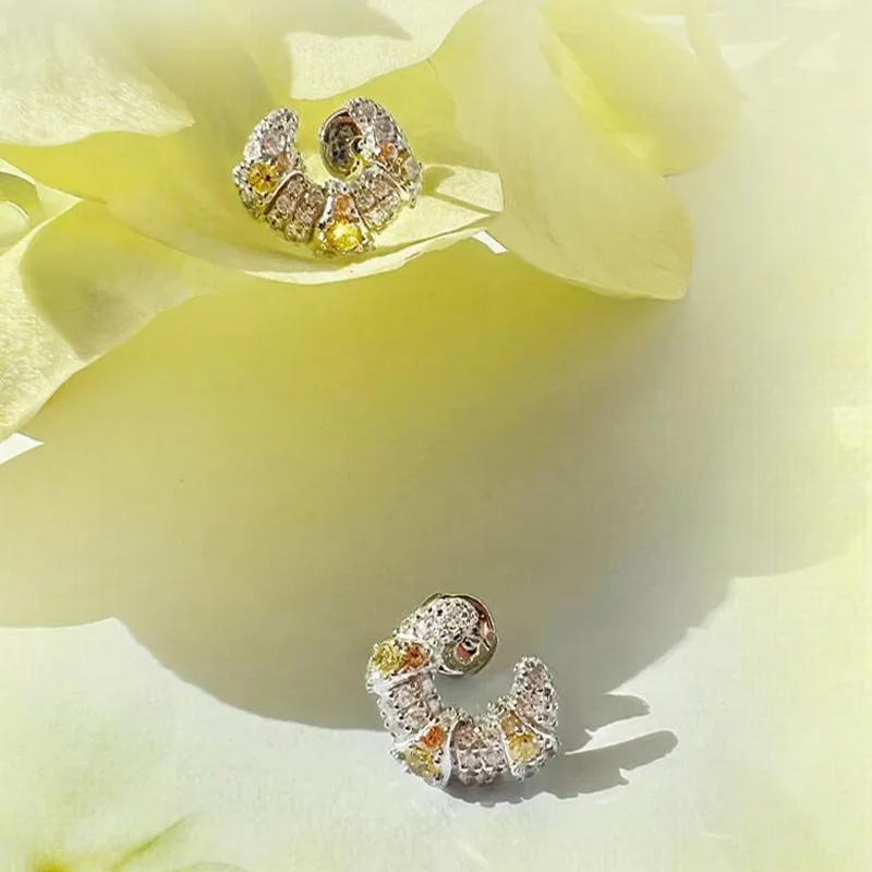 CARAT'S DIARY S925 Silver Stud Earrings Women's-4