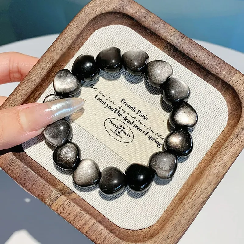 CARAT'S DIARY Obsidian Bracelets Unisex-4