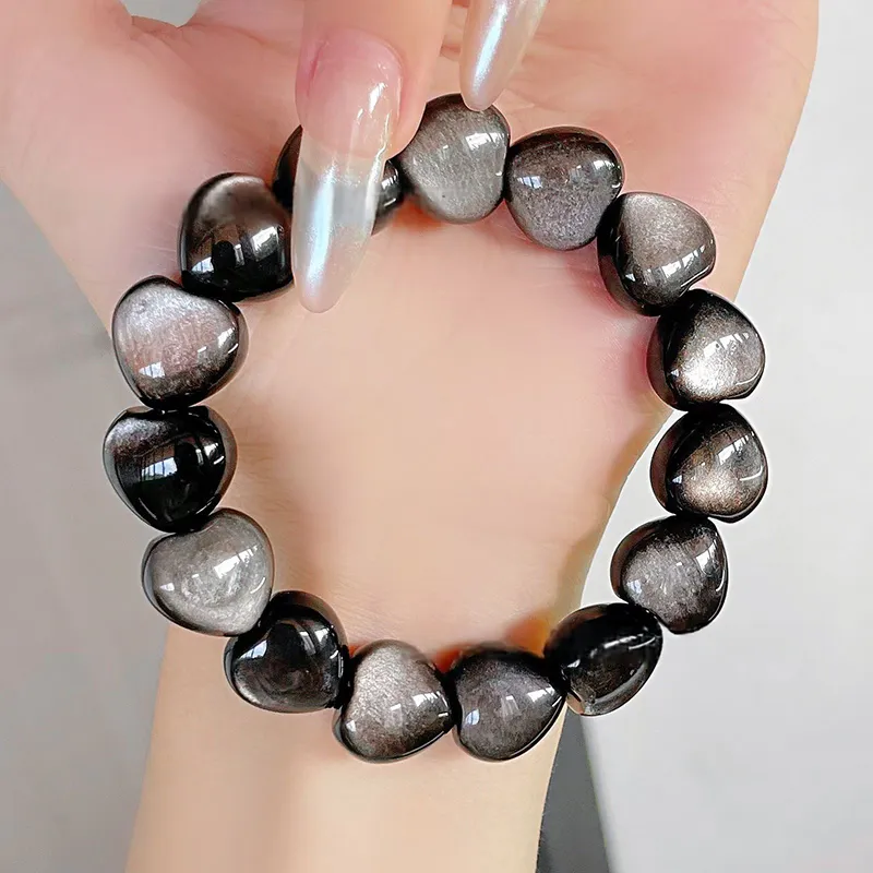 CARAT'S DIARY Obsidian Bracelets Unisex-3