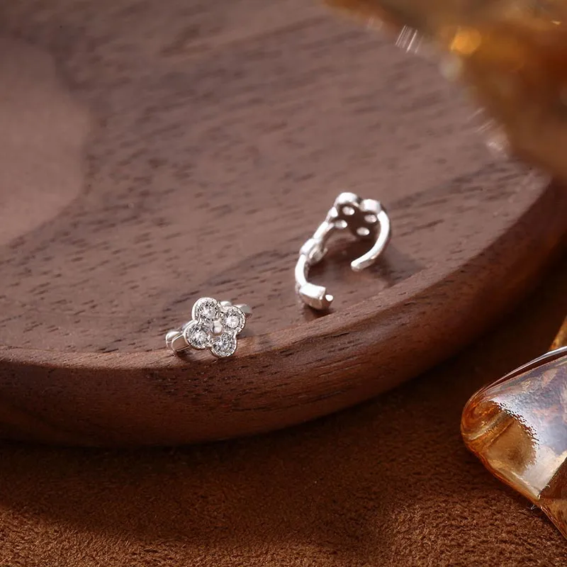 CARAT'S DIARY S999 Fine Silver Earrings Women's-7