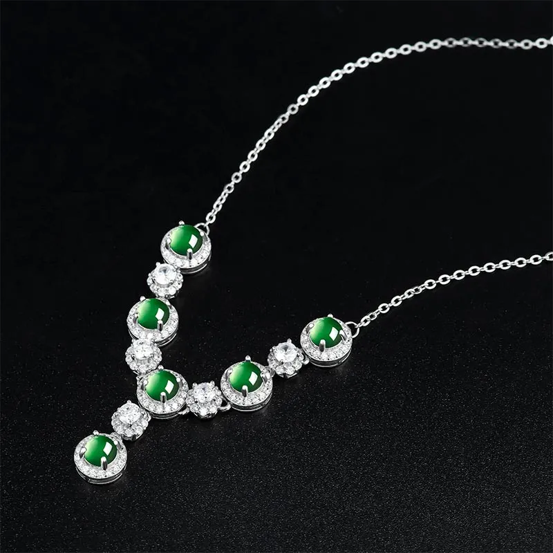 CARAT'S DIARY S925 Silver Collarbone Chain Necklace Women's-4