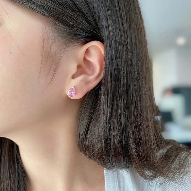 CARAT'S DIARY S925 Silver Stud Earrings Unisex-1