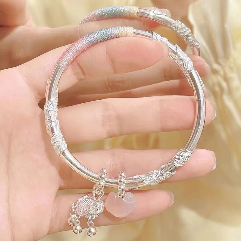 CARAT'S DIARY Colored Glaze Bangles Women's-4