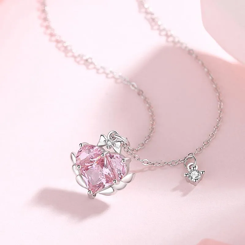 CARAT'S DIARY S925 Silver Necklaces Women's-4