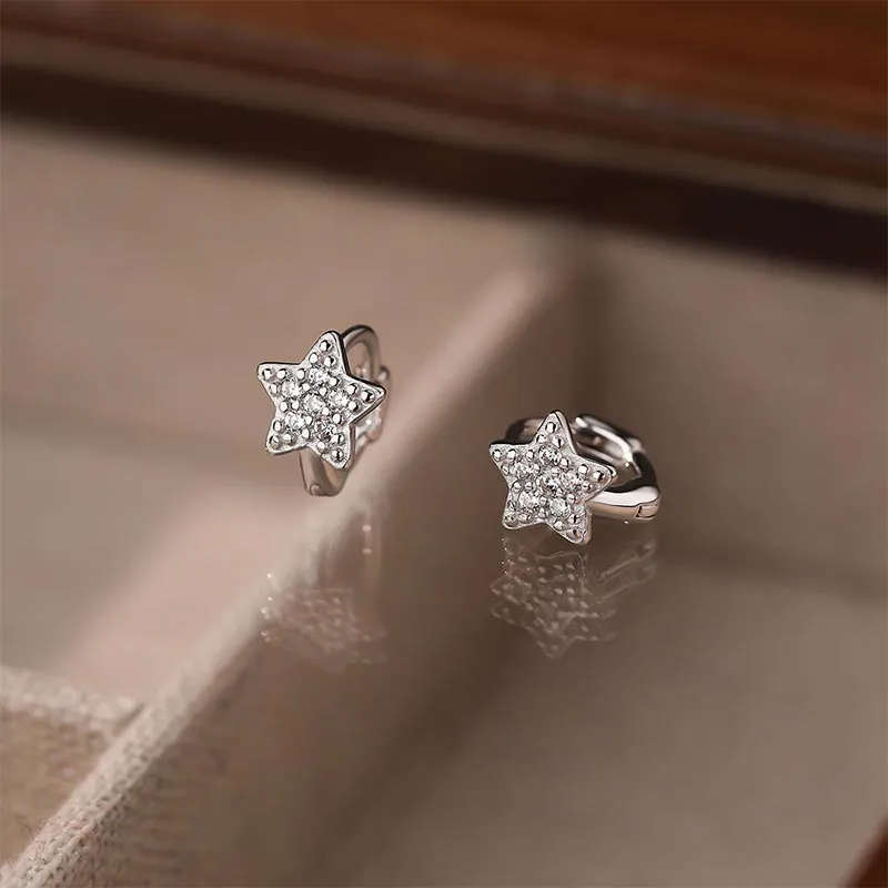 CARAT'S DIARY S925 Silver Stud Earrings Women's-4