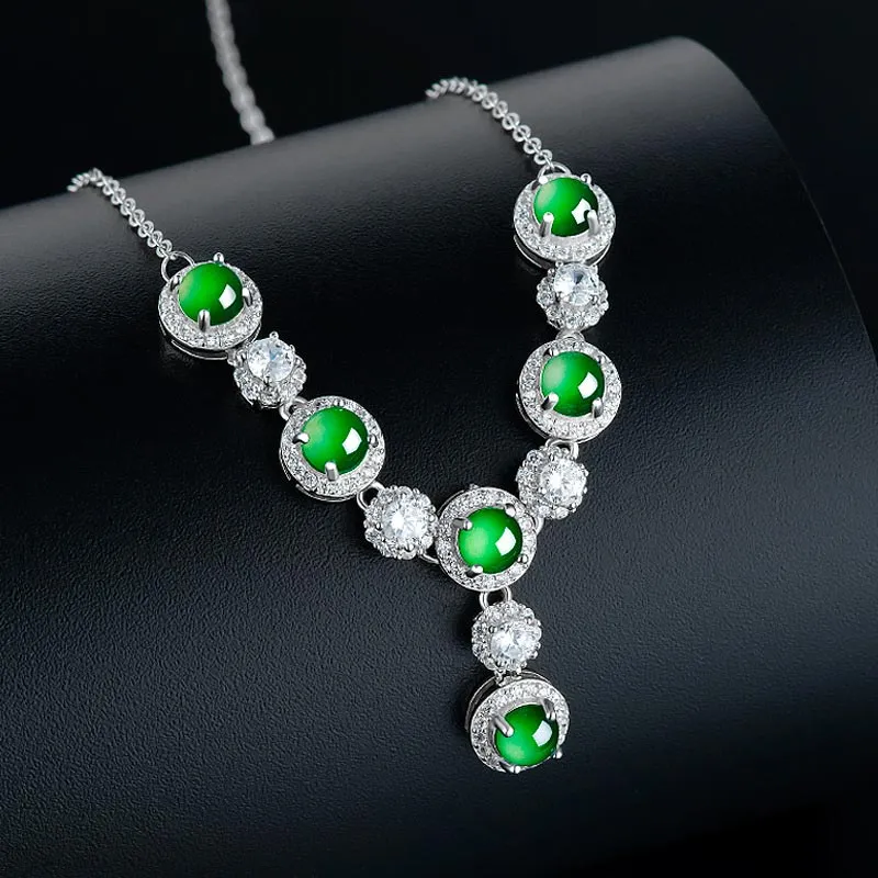 CARAT'S DIARY S925 Silver Collarbone Chain Necklace Women's-5