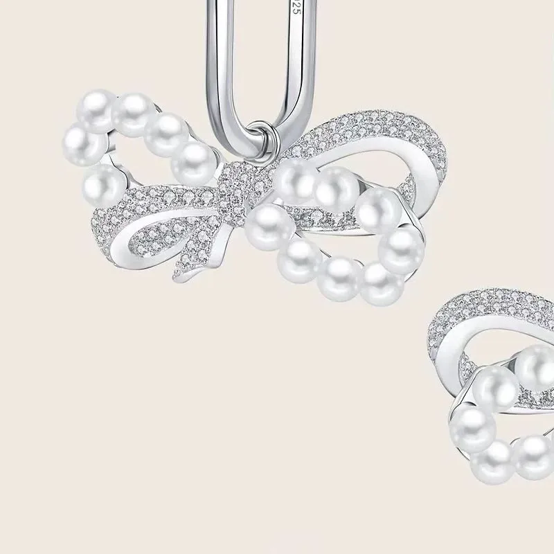 CARAT'S DIARY Faux Pearl Earrings Women's-5