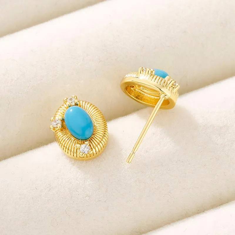 CARAT'S DIARY Resin Stud Earrings Women's-6