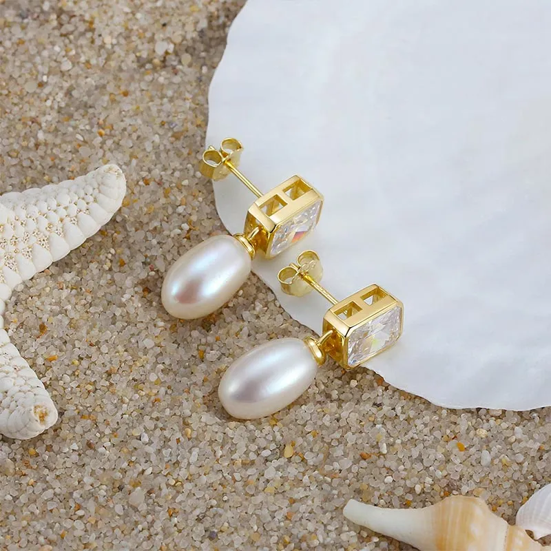 CARAT'S DIARY Pearl Earrings Women's-1