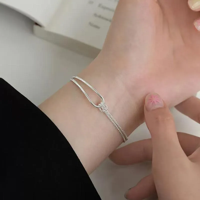 CARAT'S DIARY S925 Silver Bracelets Women's-3