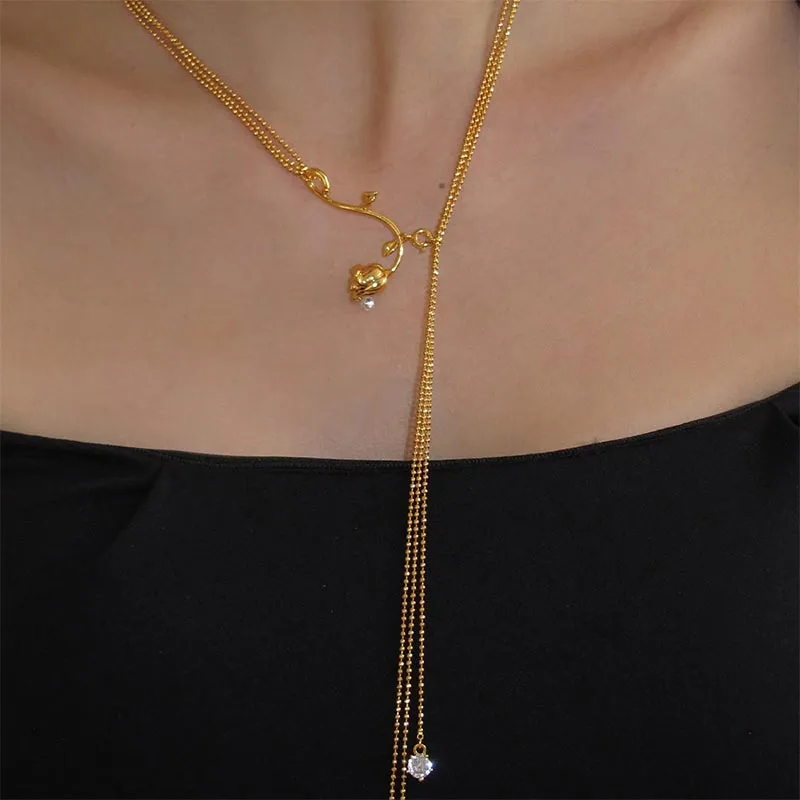 CARAT'S DIARY Alloy Necklaces Women's-7